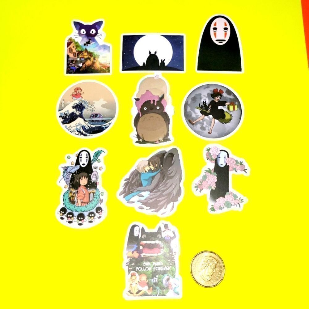 3/$20 10x brand new waterproof Totoro stickers